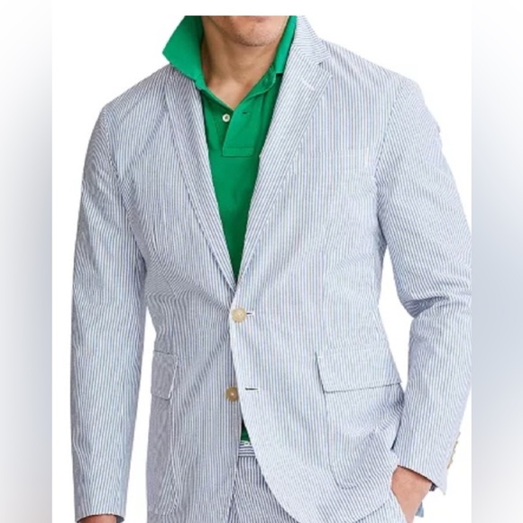 Polo Ralph Lauren Seersucker Blazer unstructured 52 r
